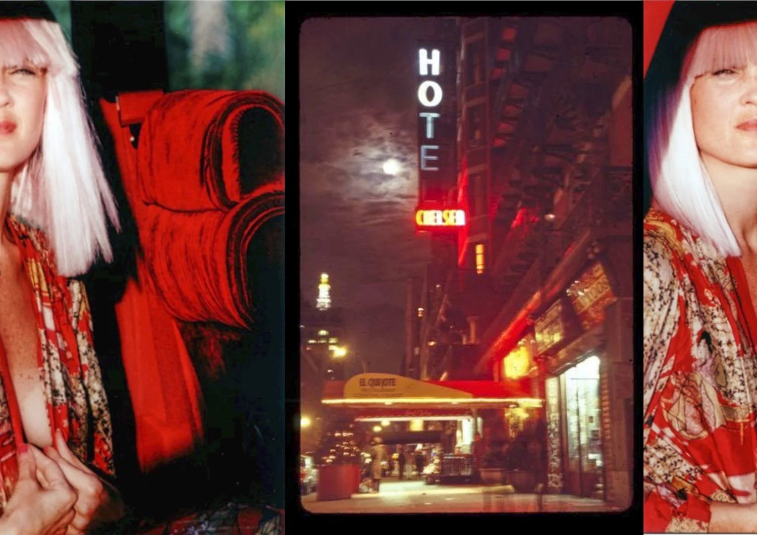 Self-portrait, Chelsea Hotel and El Q Restaurant, 2006