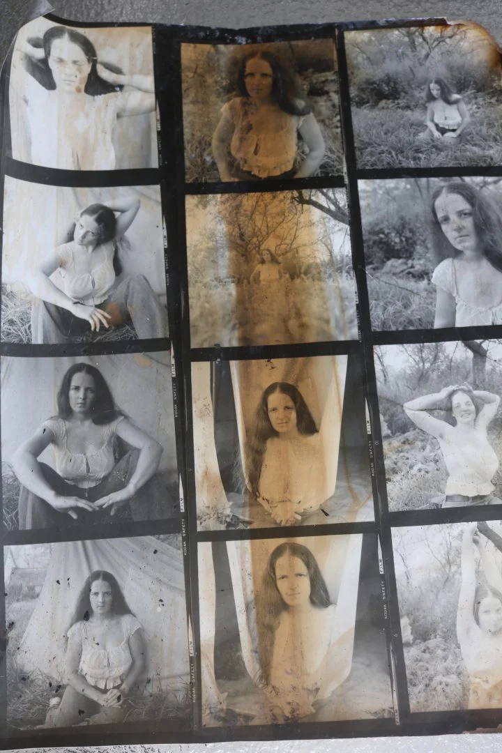 Ann Tucker, former Curator Museum of Fine Arts, Houston at Aperion, 1973. Exposed to my house fire