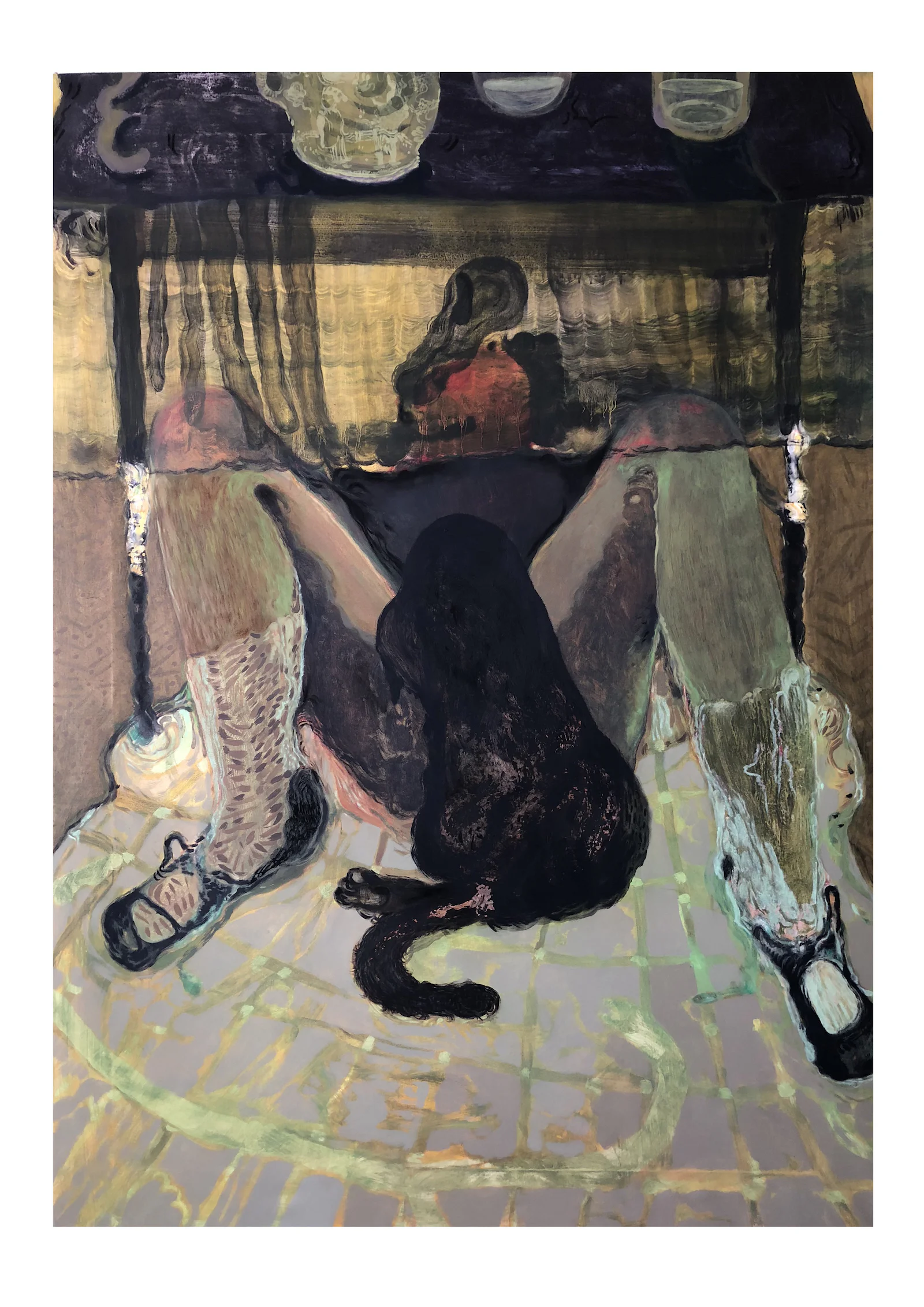 Guglielmo Castelli 3 Guglielmo Castelli, The disobedience, 2019, mix technique on canvas, 140 x 100 cm