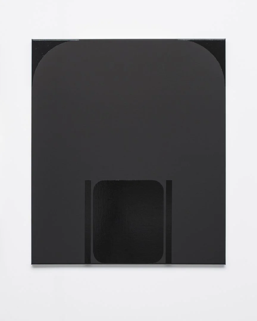 Sarmizegetusa N 61”2019 oil and lacquer on canvas 82x71 cm