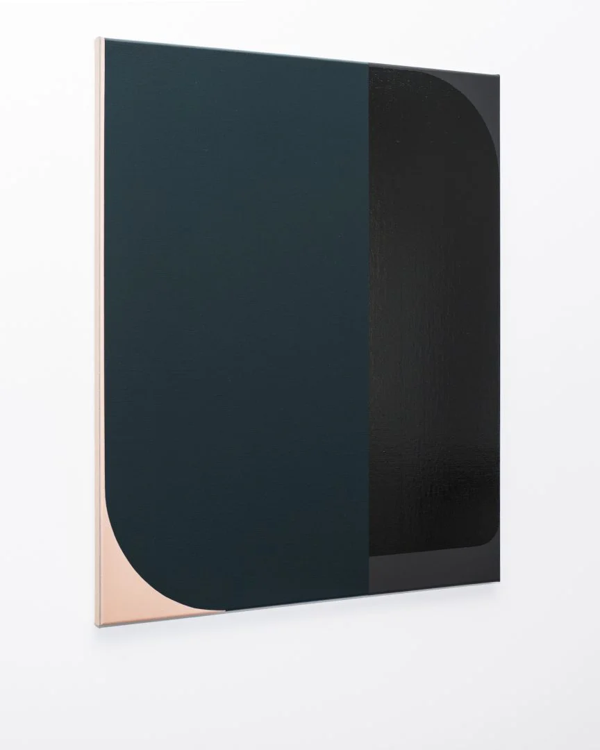 Irina Ojovan, Sarmizegetusa N 62, 2019, oil and lacquer on canvas, 82x71 cm