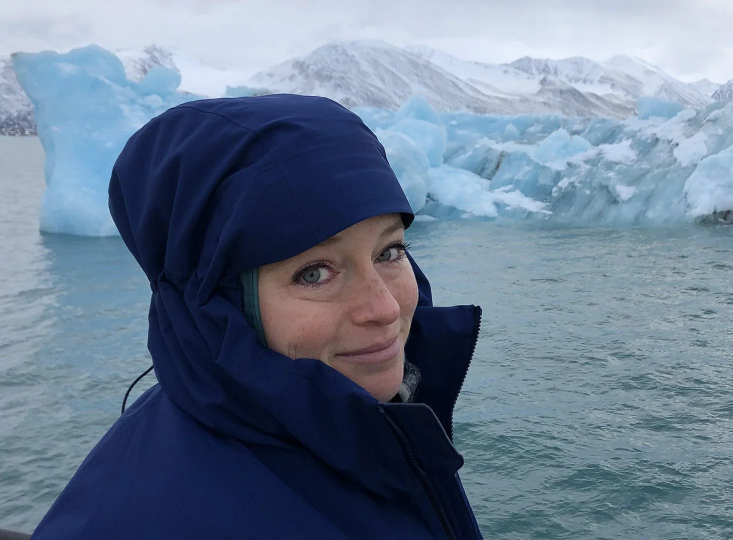 Stephanie Imbeau at the Arctic Circle Residency, 2019