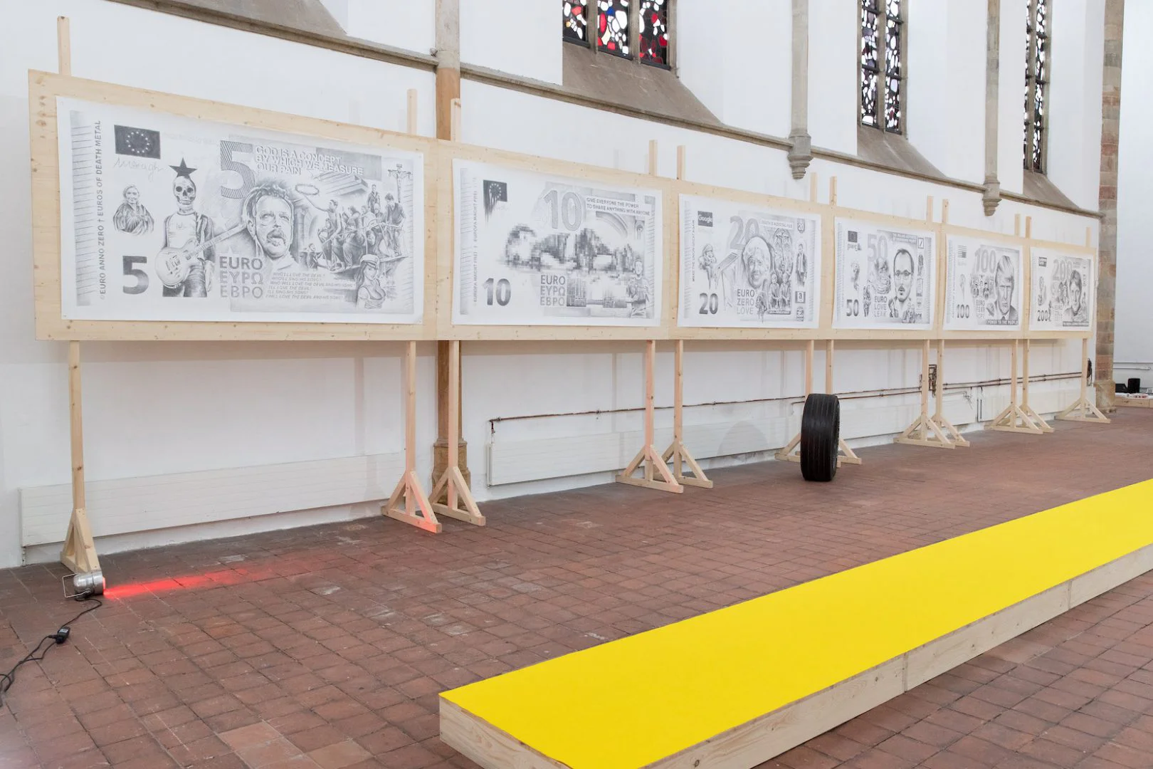 Filip Markiewicz | Celebration Factory, Ausstellungsansicht, Kunsthalle Osnabrück, 2019/20. Foto: Filip Markiewicz. Courtesy Filip Markiewicz / Kunsthalle Osnabrück
