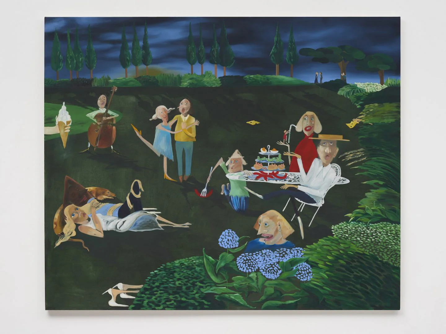 Mary Stephenson 8 Mary Stephenson, Caterpillars, 2019, Oil on canvas