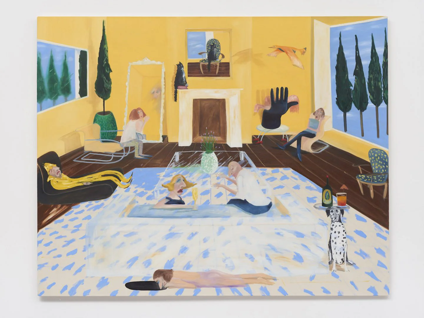 Mary Stephenson 11 Mary Stephenson, The Party, 2019, Oil on canvas
