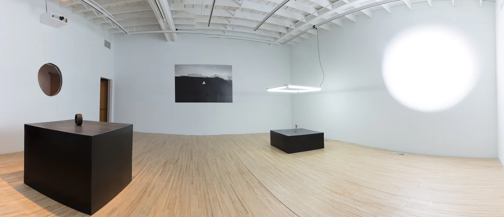 Amelie Laurence Fortin, Under the Suns (Planet Caravan, Autoportrait with Triangle, Envoy, Crash), Photo courtesy of Justin Wonnacott