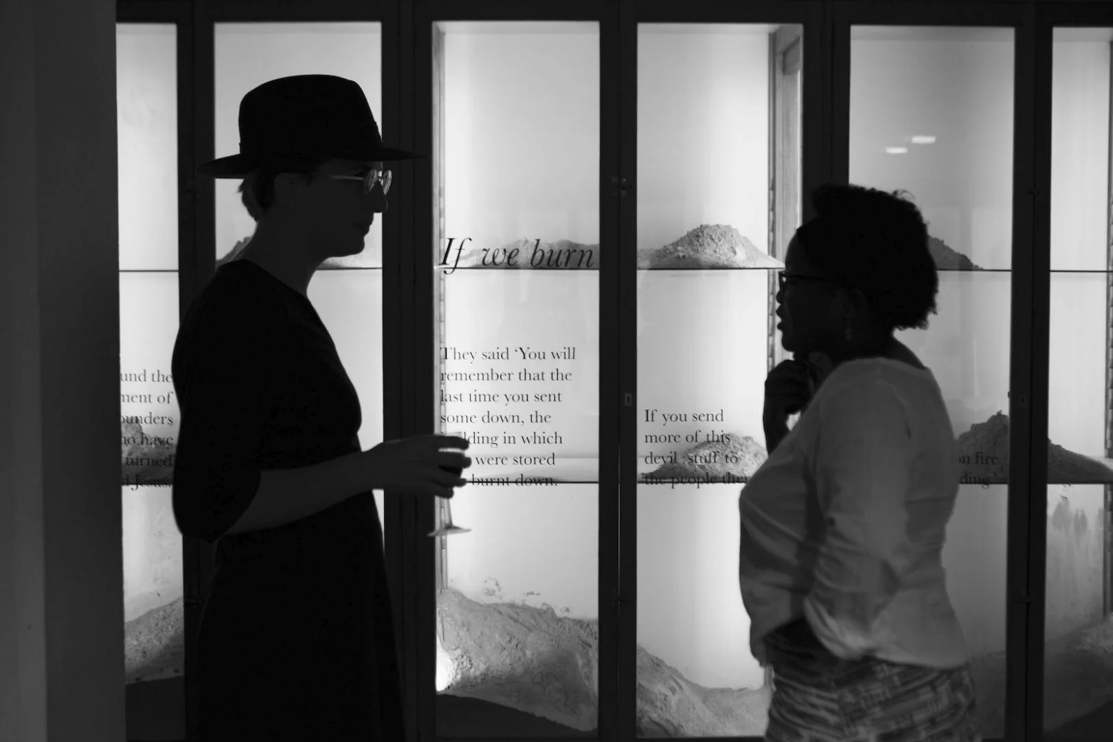 The Wits Anthropology Department reopened its Museum collection with   "If we burn there is ash". An exhibition by Talya Lubinsky with contributing artists Meghan Judge, Tshegofatso Mabaso and Thandiwe Msebenzi and performances by Lebohang Masango and Healer Oran. Wits University, Johannesburg. PICTURE LAUREN MULLIGAN