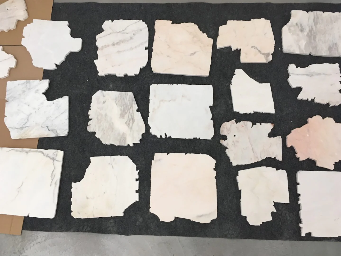 Talya Lubinsky, Exhibition View, Marble Dust, Künstlerhaus Bethanien, Berlin, 2020