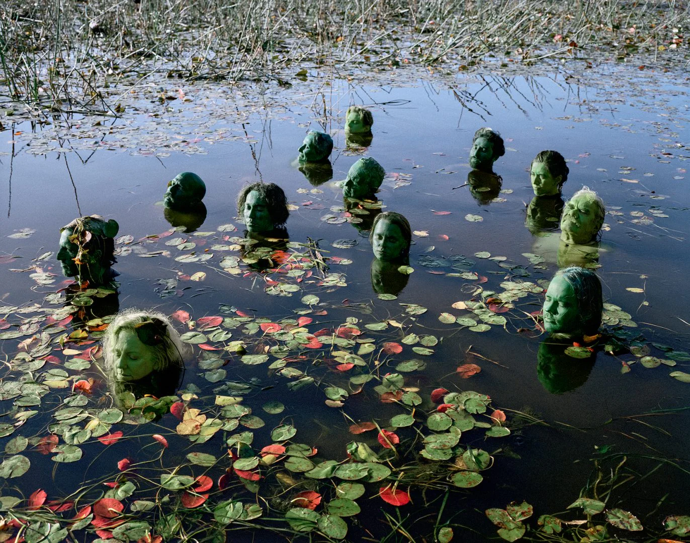 SHOUFAY DERZ 10 Loving the Alien, Ritual of Eels, 2020, from the series Ritual of Eels, ongoing project, 2019–,pigment print on cotton paper, 110 × 136,24 cm. Courtesy + photo: Shoufay Derz