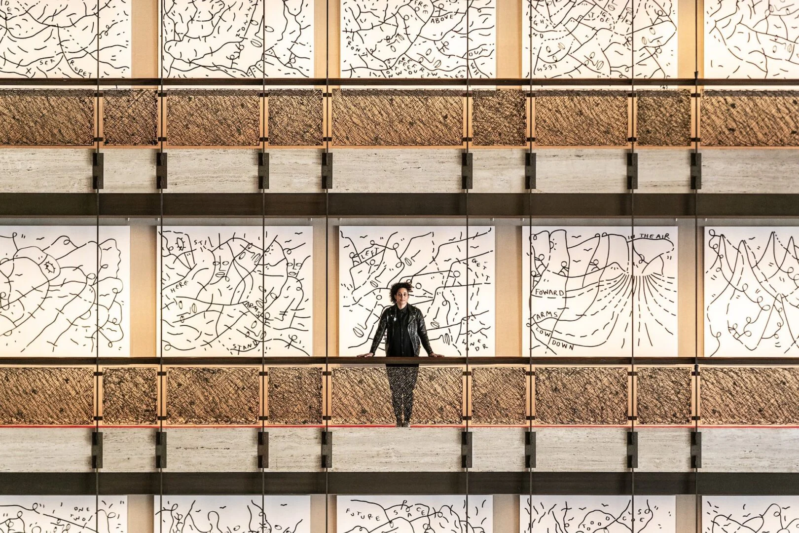 Shantell Martin, New York City Ballet Installation, Photo New York Times
