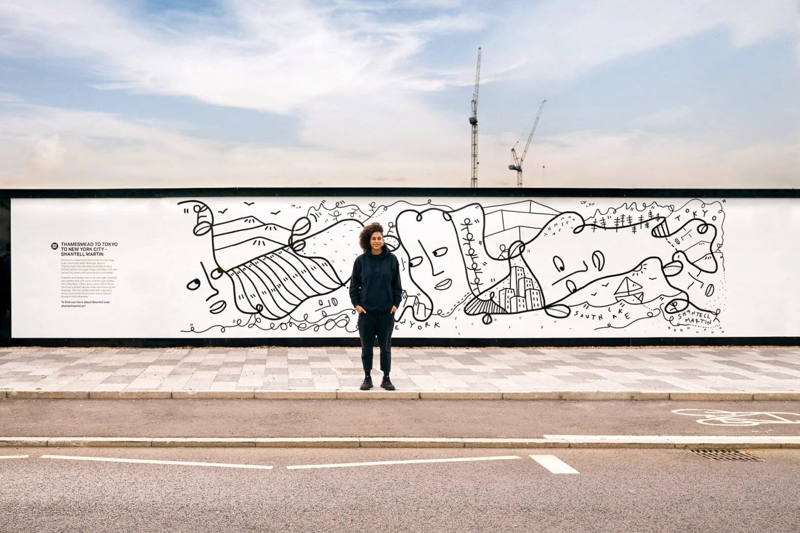 Shantell Martin, Photo By Tom Chaplin for hamesmead Now