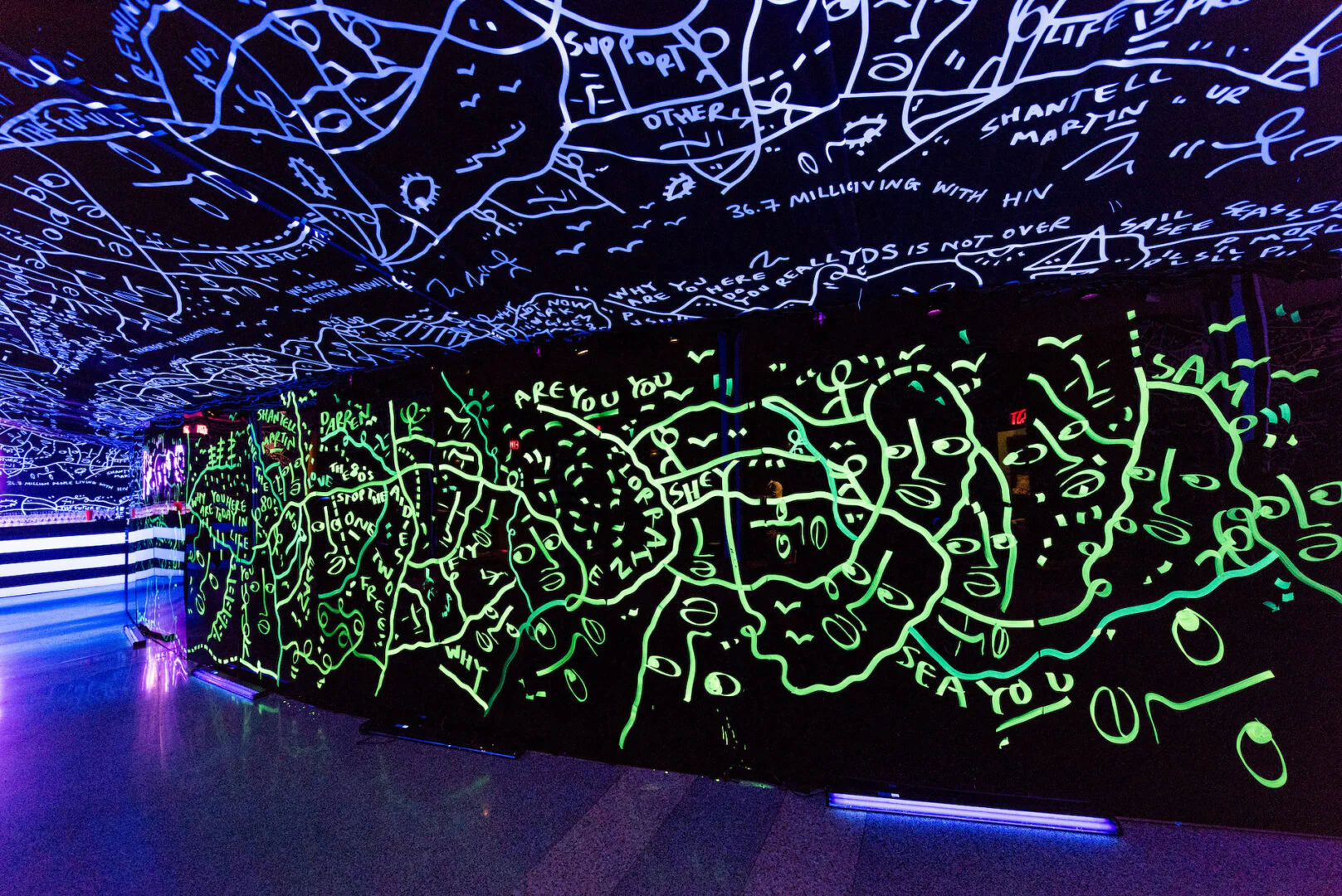 Shantell Martin, KCA Black Ball Photo By Roy Rochlin