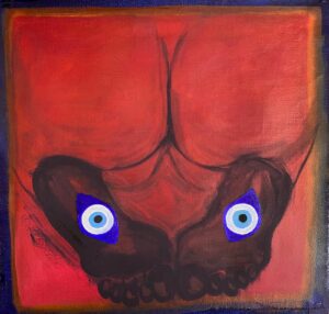 ‘Salat’ 12in x 12in oil on linen 2022